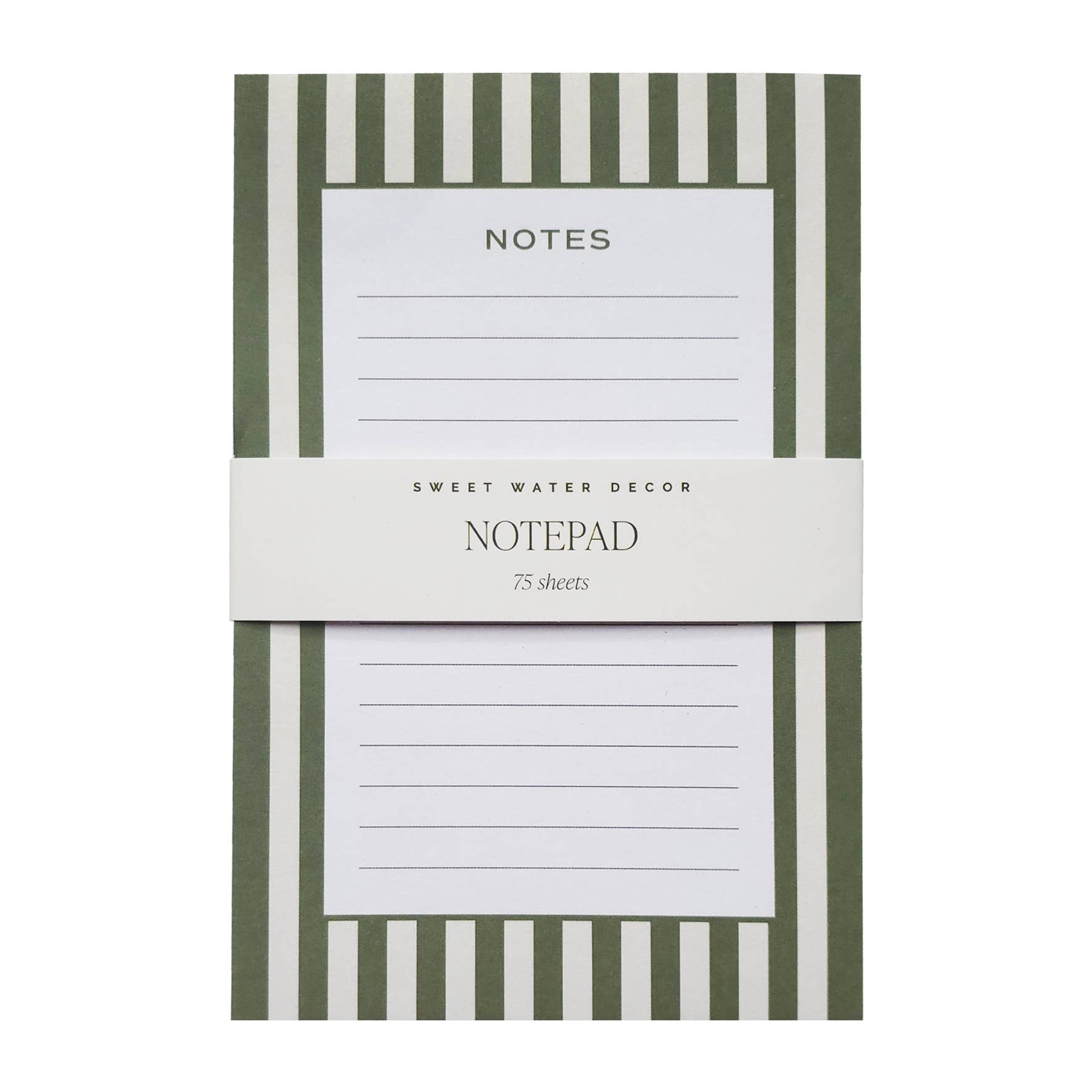 Striped Notepad