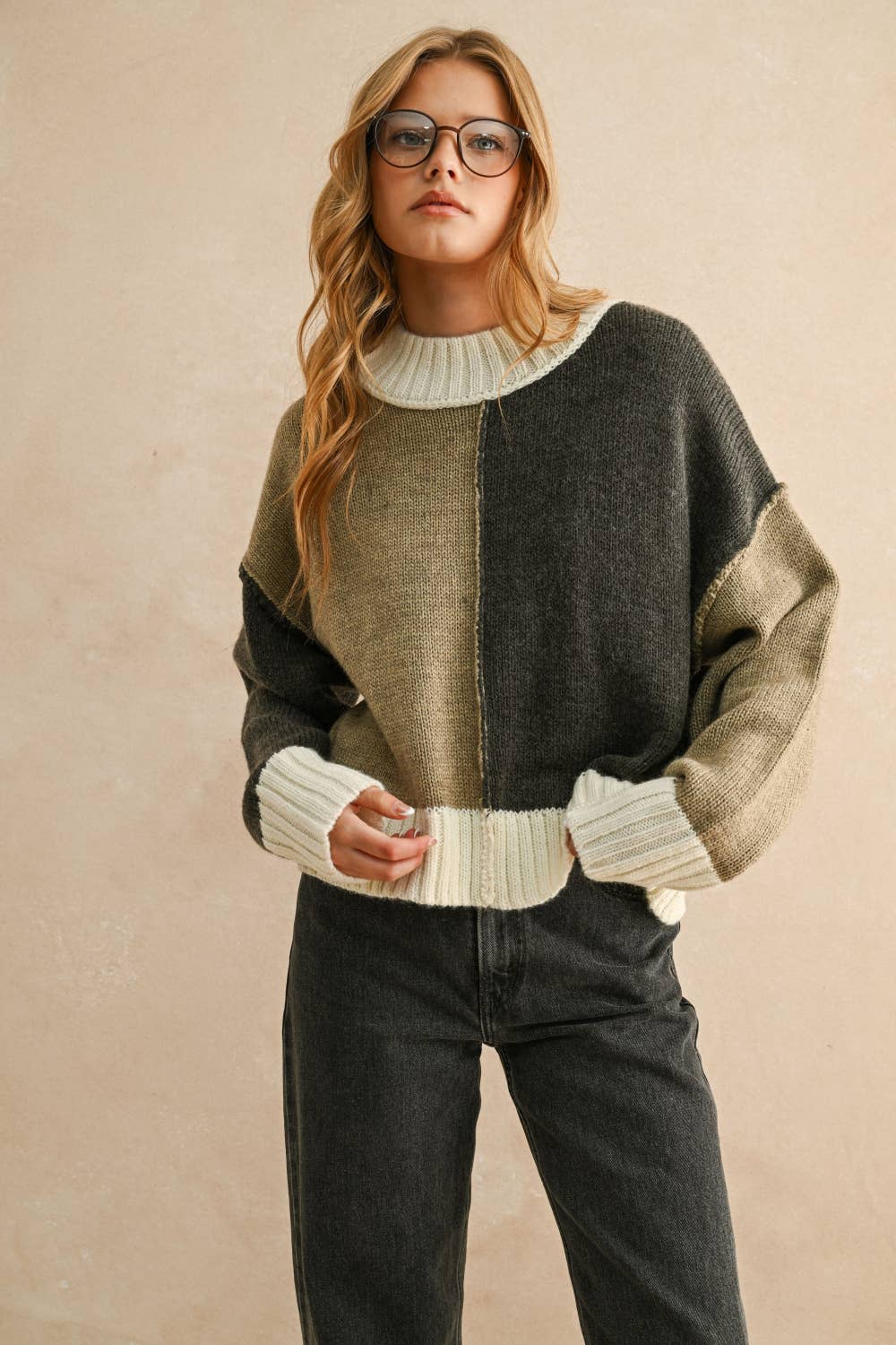 Color Block Sweater