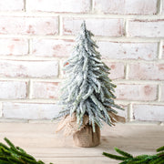 14’ Frosted Tree in Burlap