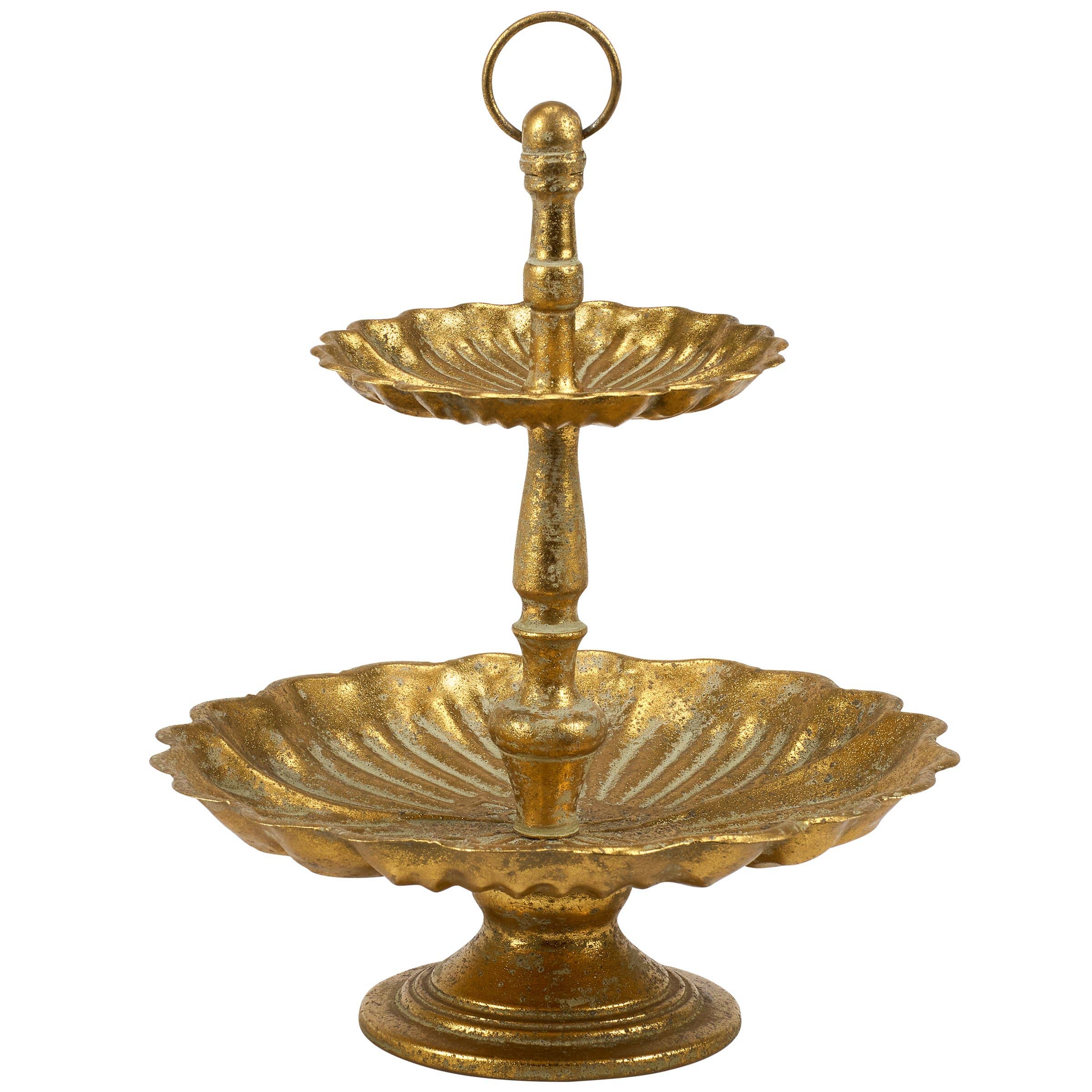 Gold Deco Tiered Tray