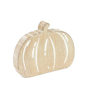 5x4 Wood and White Pumpkin
