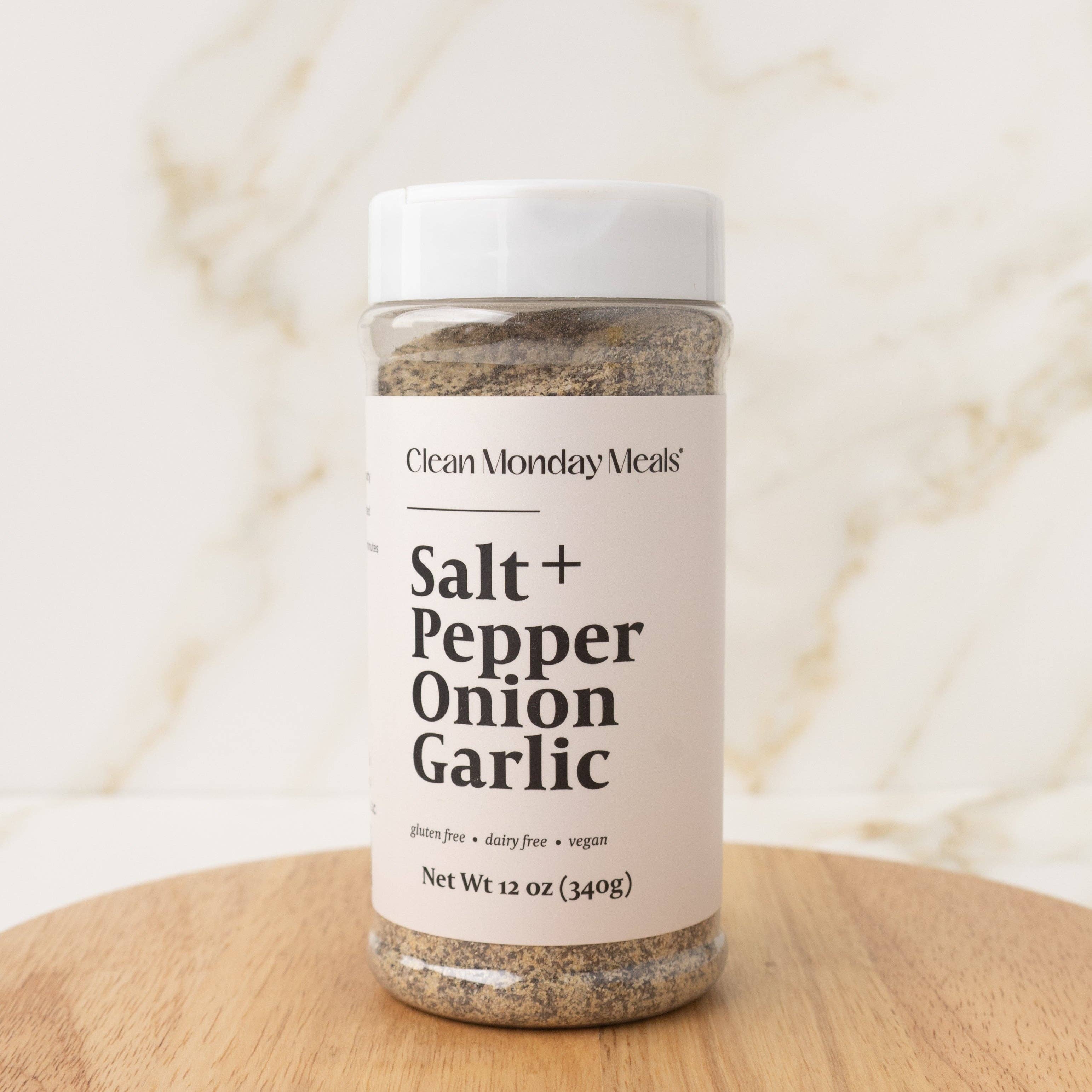 Salt+, Pepper, Onion, Garlic (SPOG) Seasoning