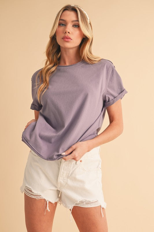 Lilac Gwen Baby Tee