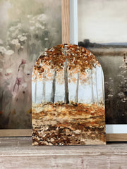 Autumn Forest Center Arch Sign