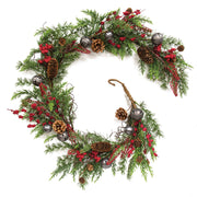 Joyful Mixed Pine & Pepperberry Garland - 5 Ft.