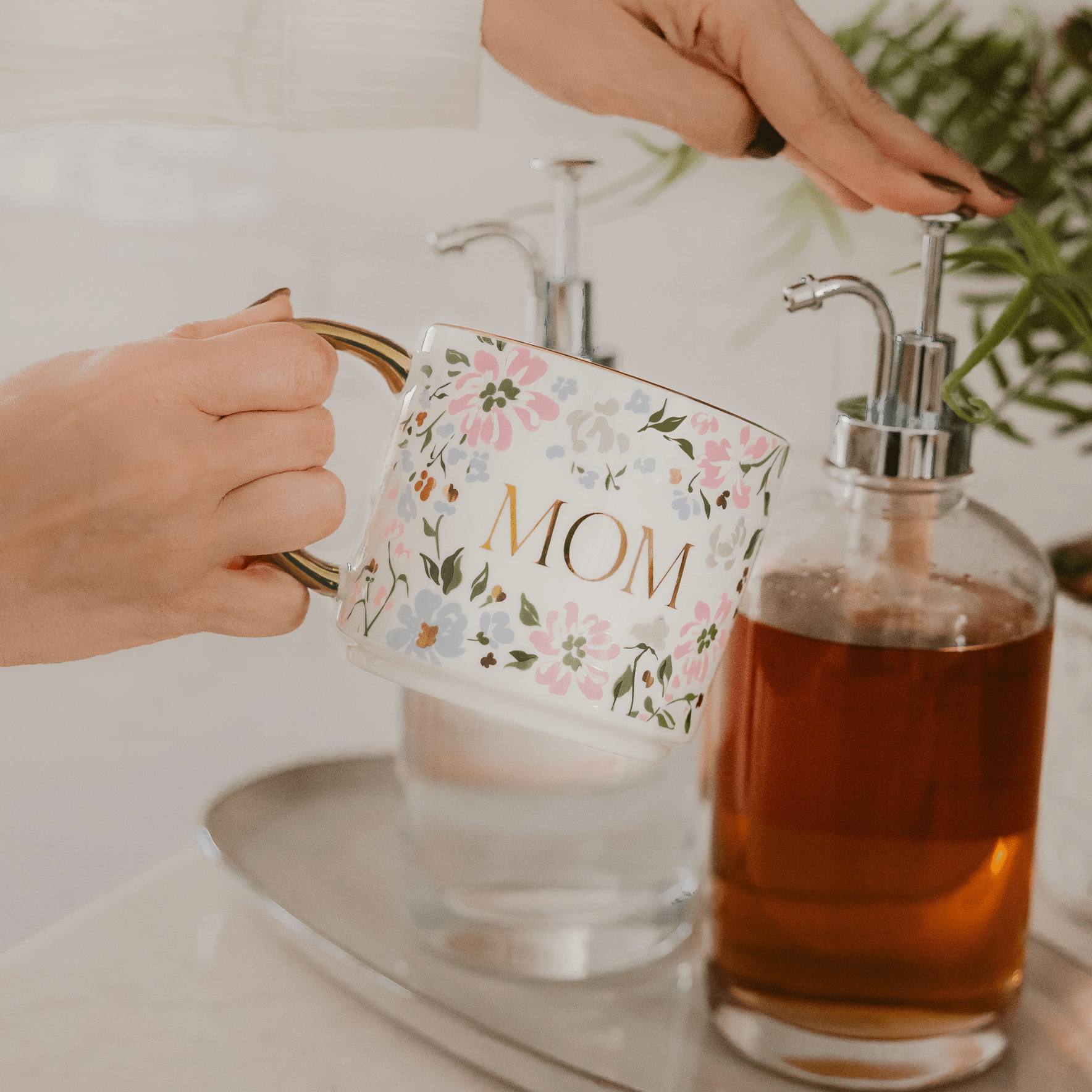 Floral Mom Coffee Mug
