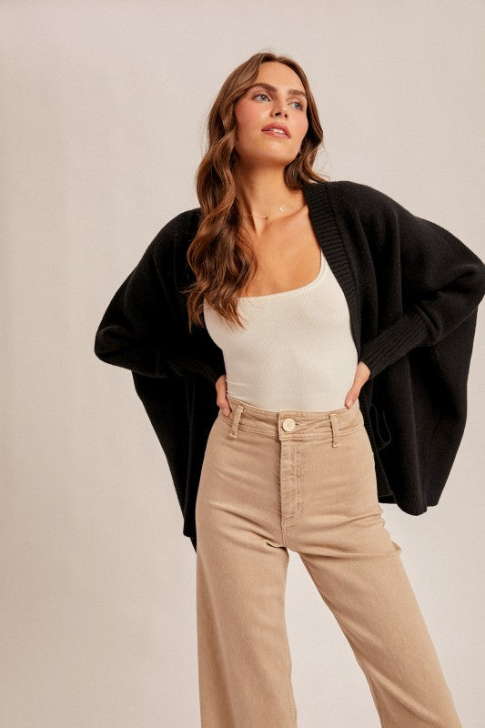 Dolman Sleeve Cardigan