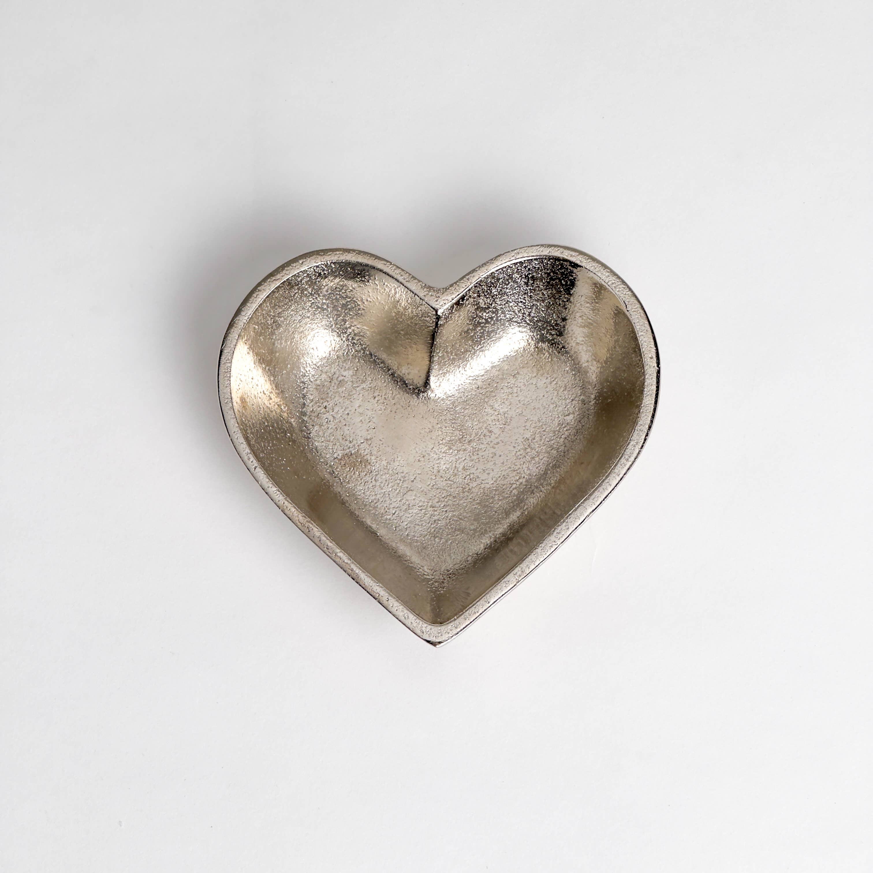 Alum Nickel Heart Bowl