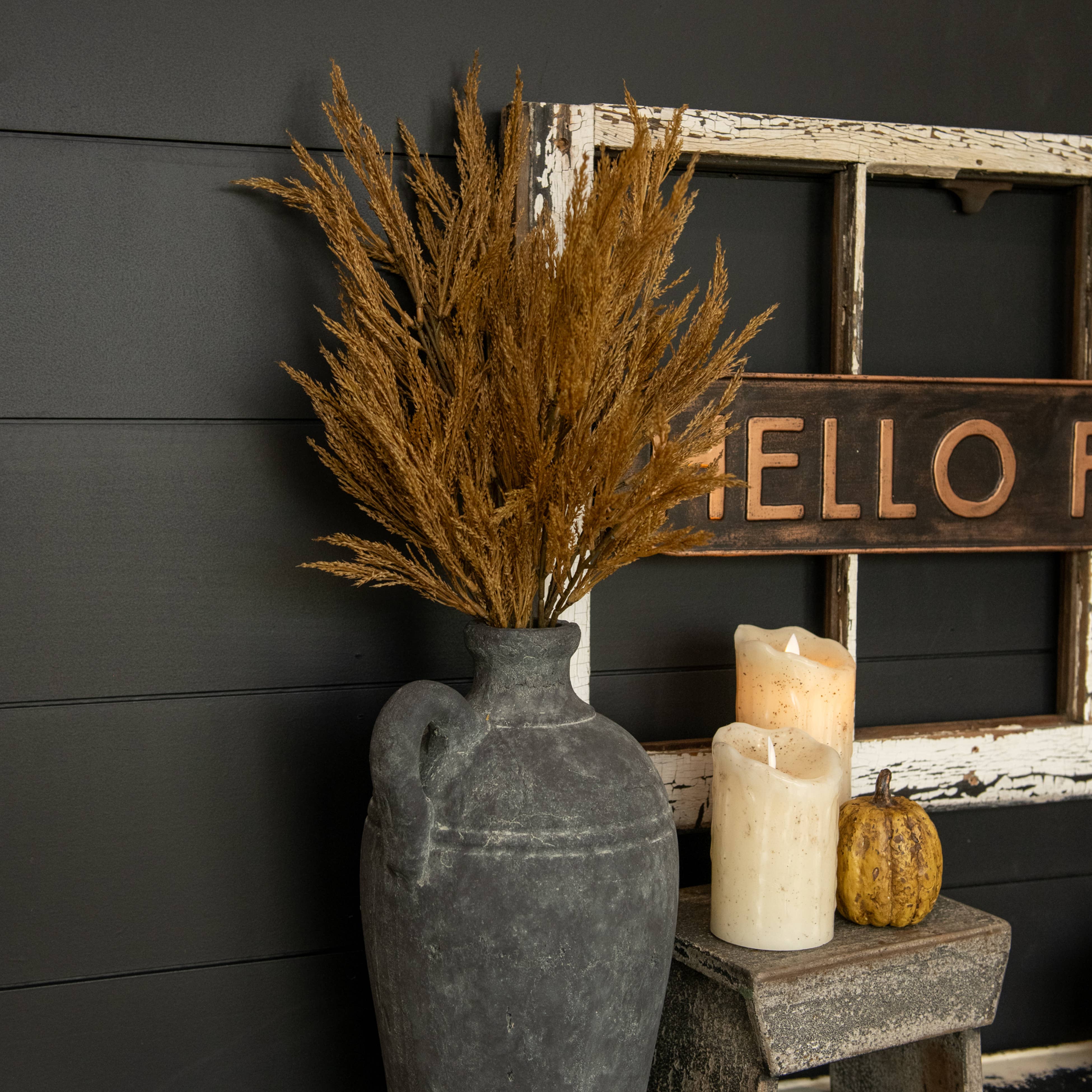 28" Dark Gold Wheat Spray