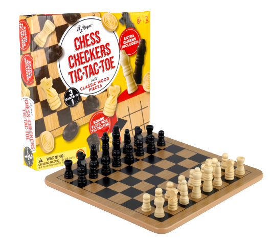 Chicky Check Chess Chess, Checkers, & Tic-Tac-Toe – Simple Happiness