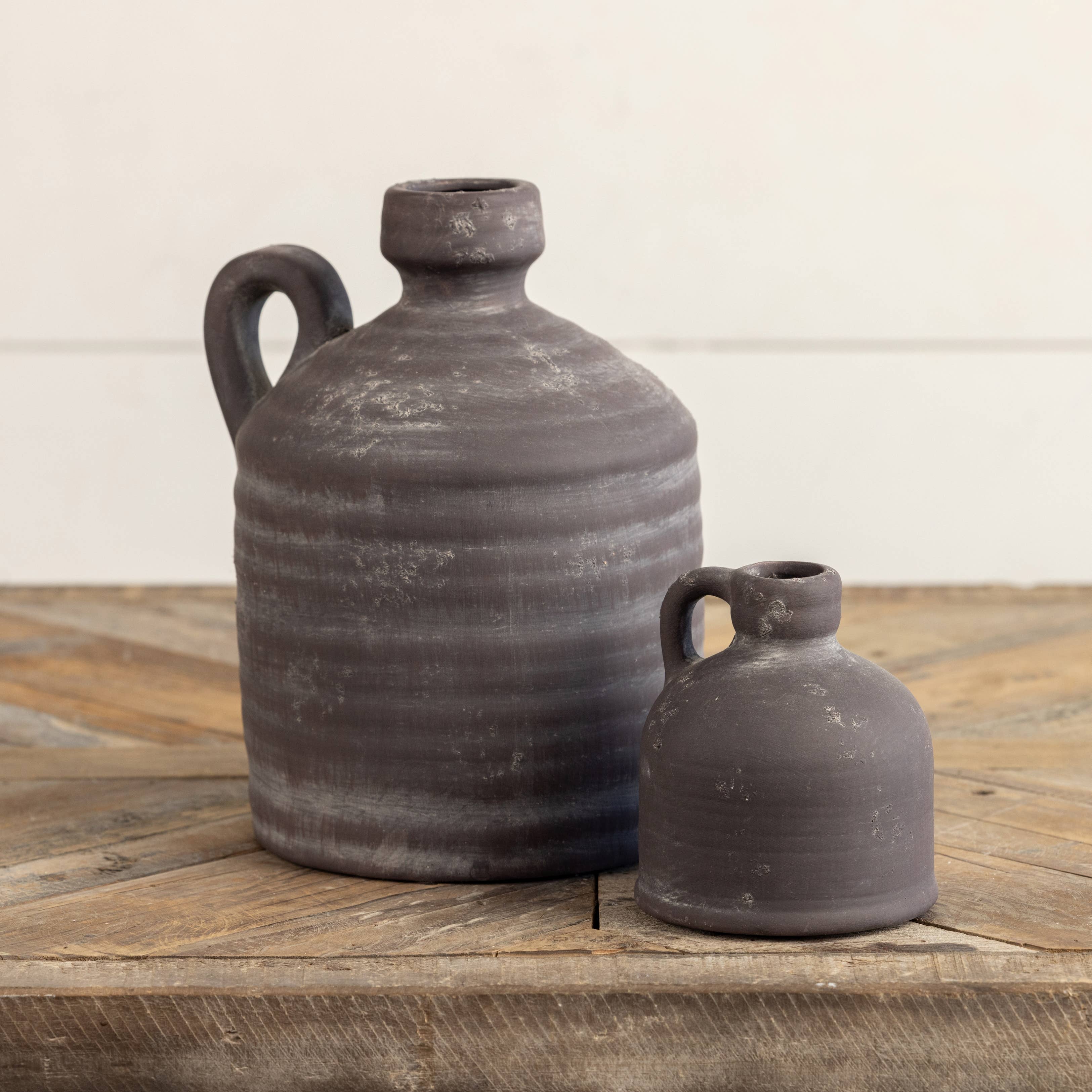 8" Aged Black Jug