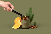 Citrus Peel & Pine Beeswax Candle