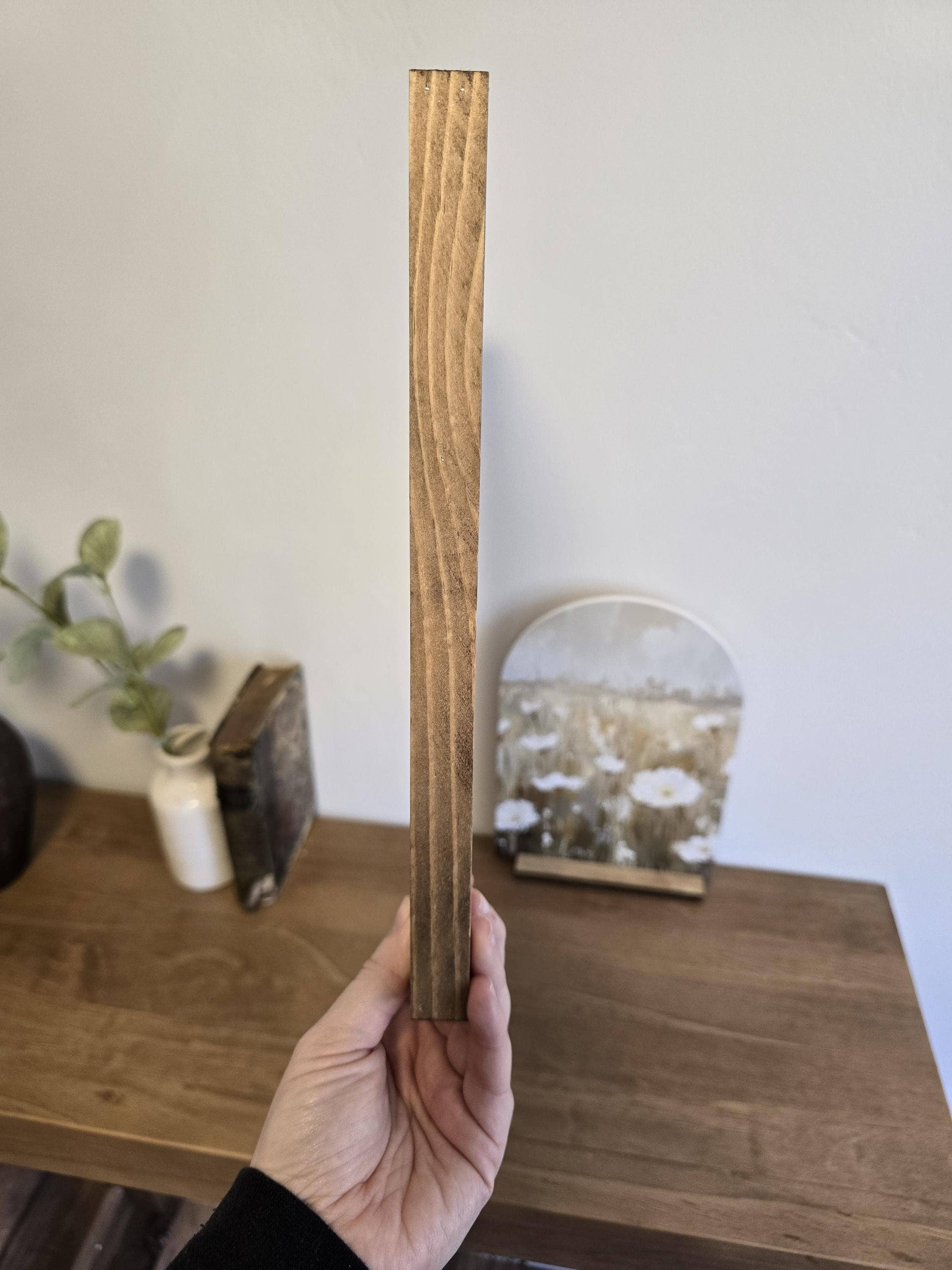 Fall Lake Framed Wood Sign