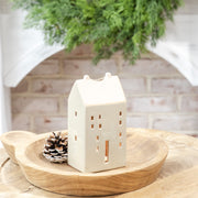 6.85” Beige Ceramic House