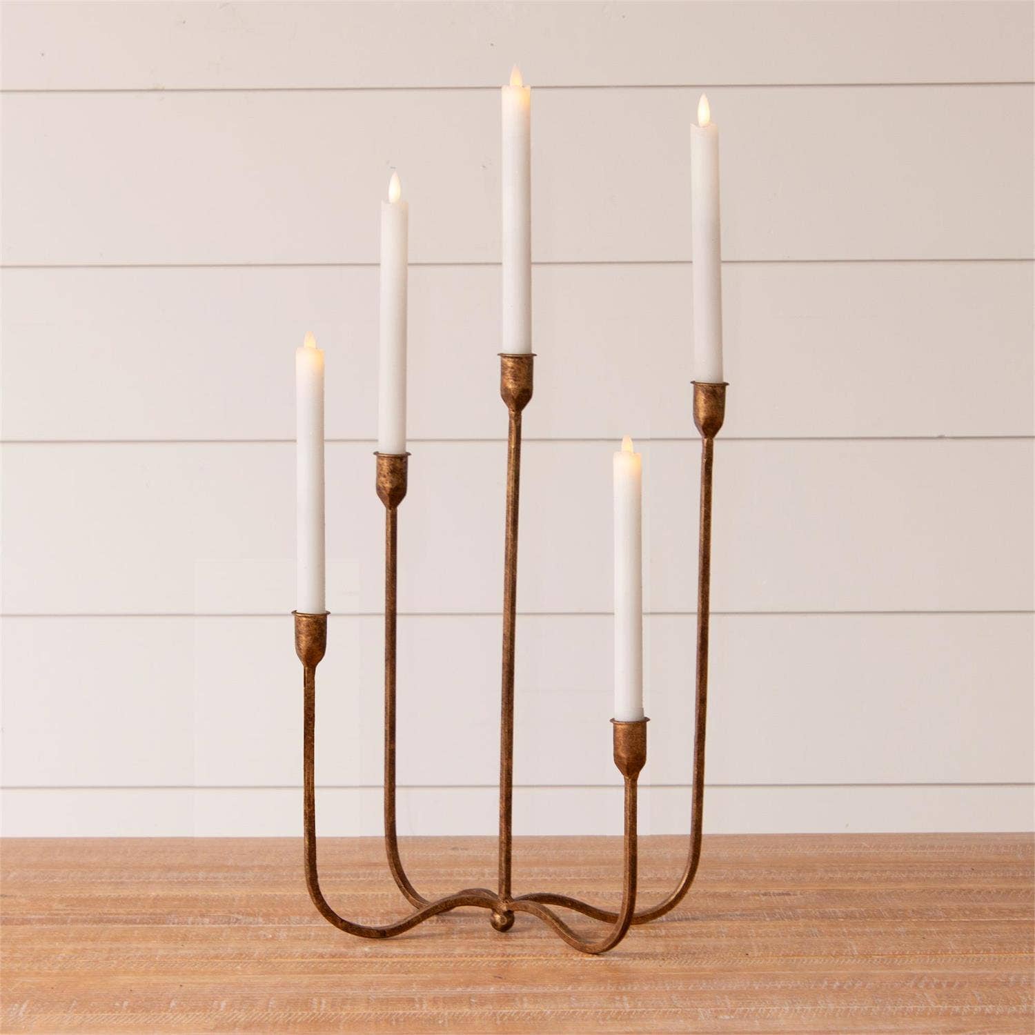 Hand Forged Metal Candelabra