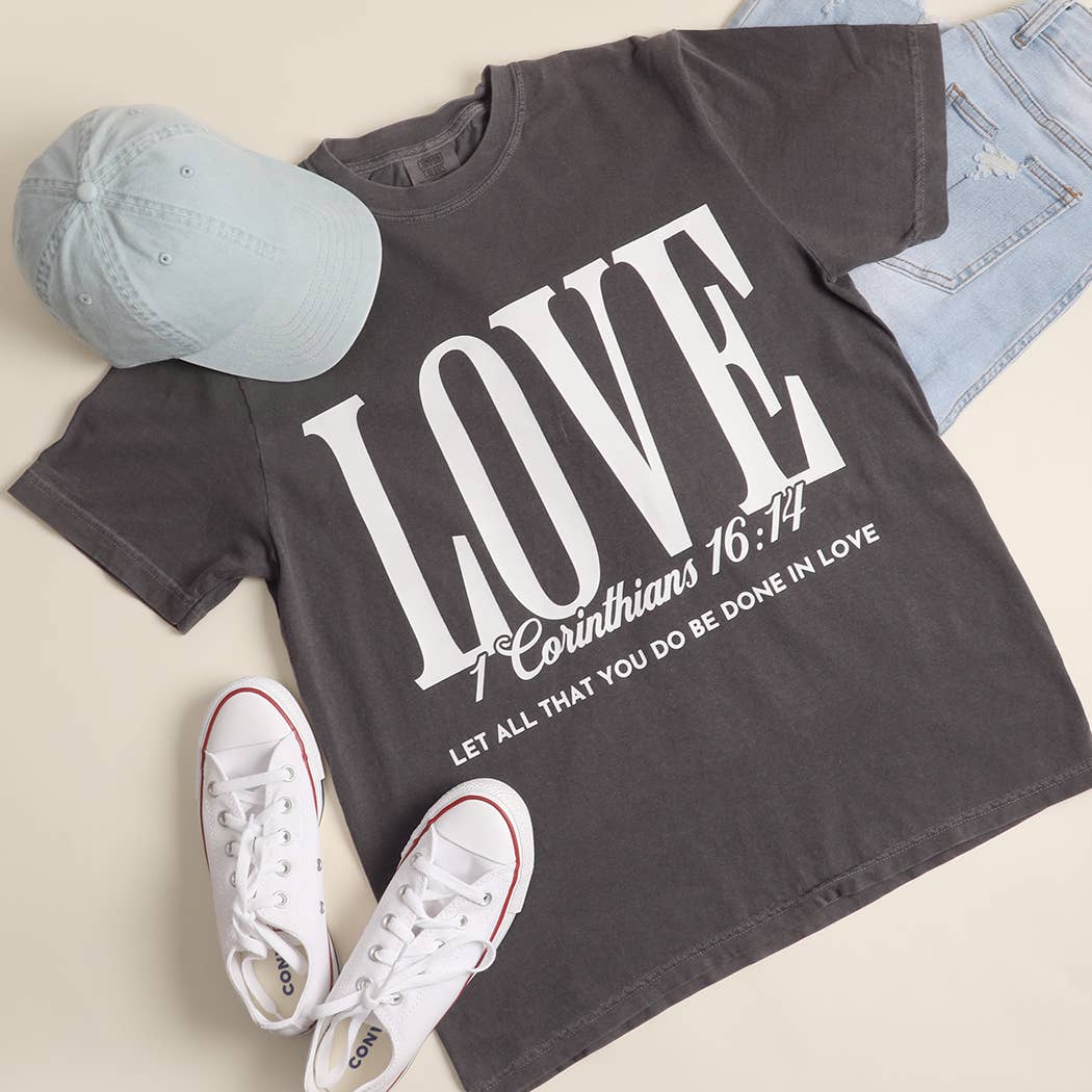 'LOVE 1 Corinthians 16:14' Tee