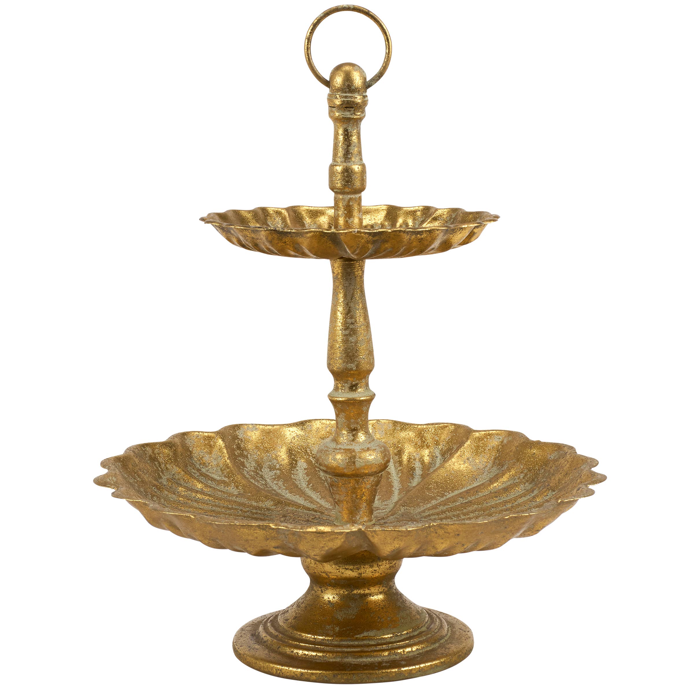 Gold Deco Tiered Tray