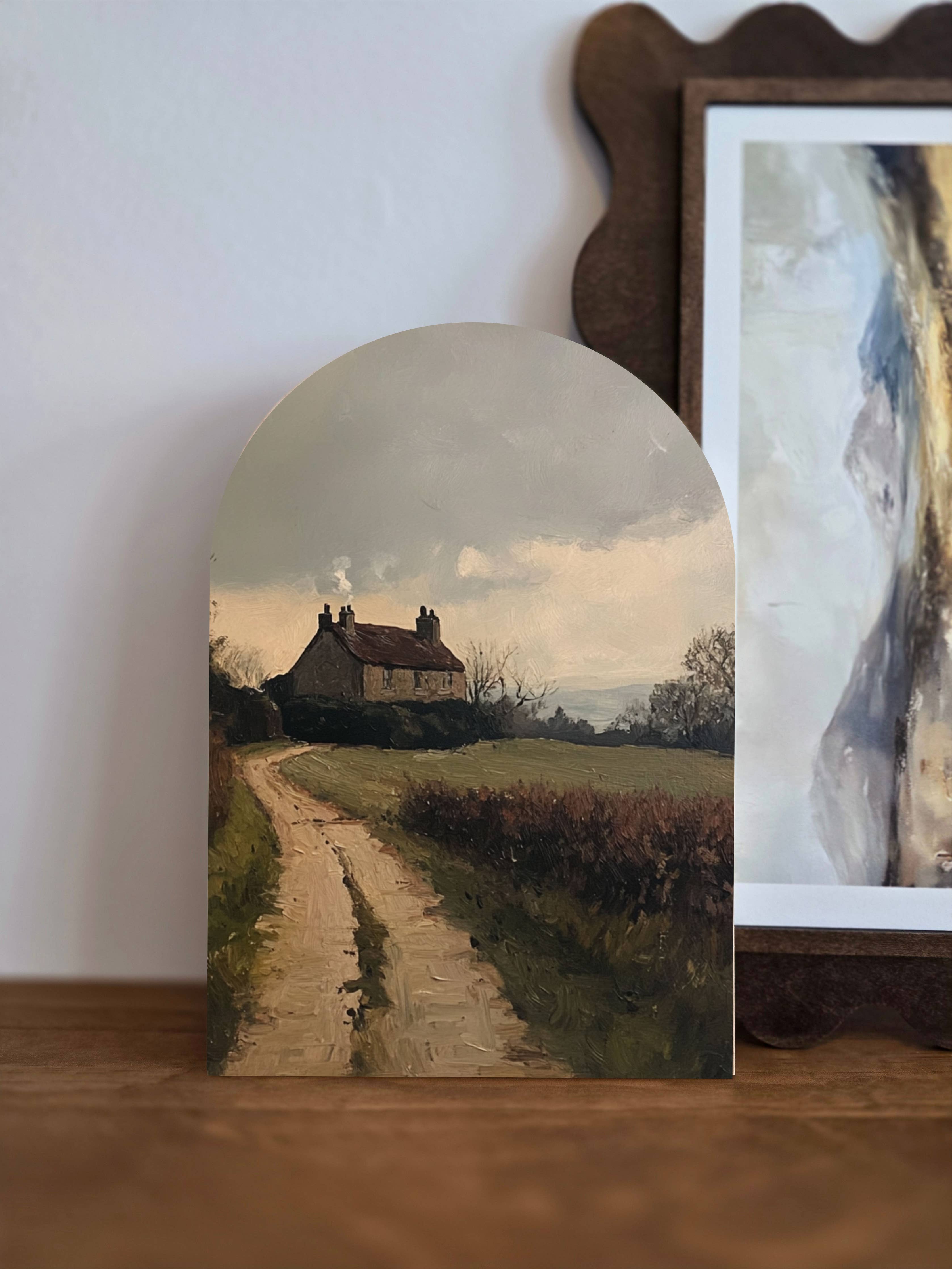 Vintage Lanscape Arch Sign