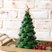 9.5” LED Green Tree w/ Star
