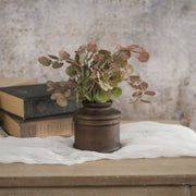 3.75" Dark Wood Bud Vase