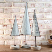 Gold/WHT Christmas Trees Tabletop