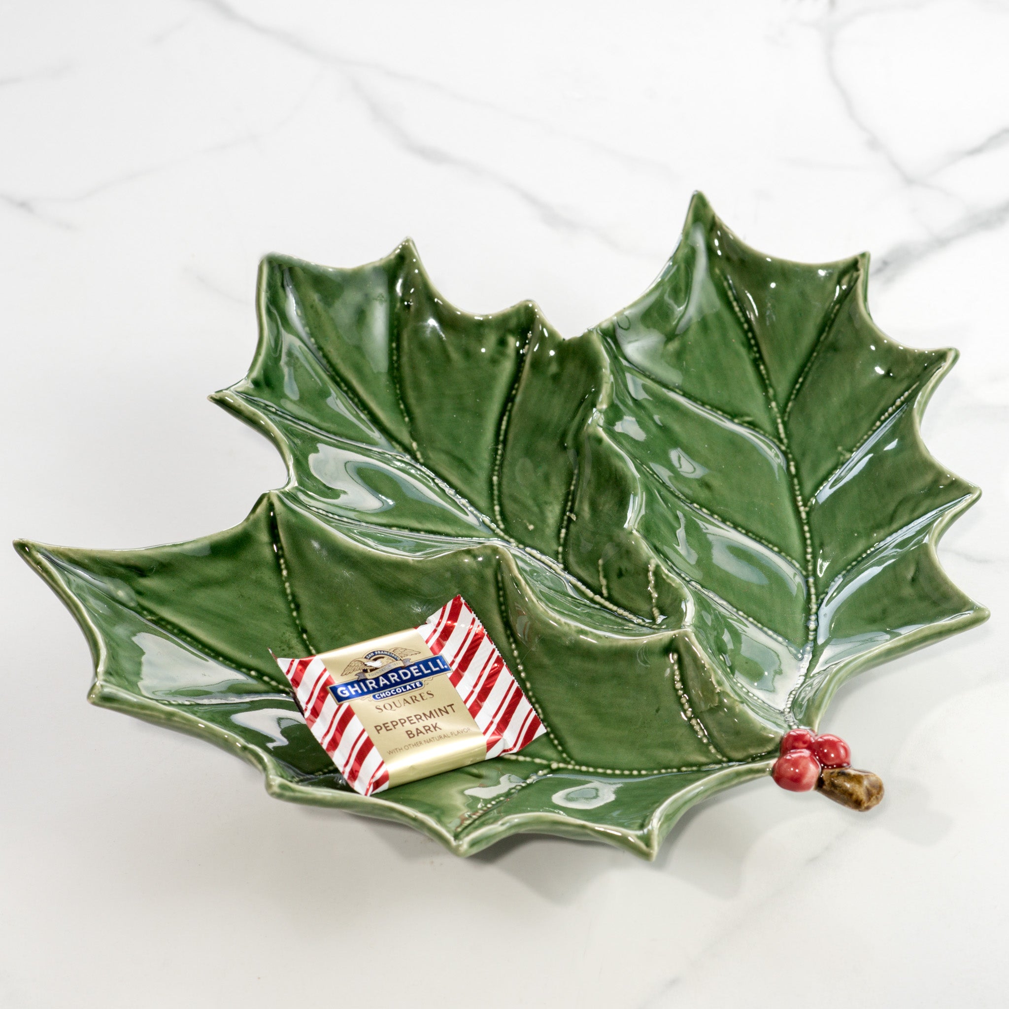 Holly Leaf Plate