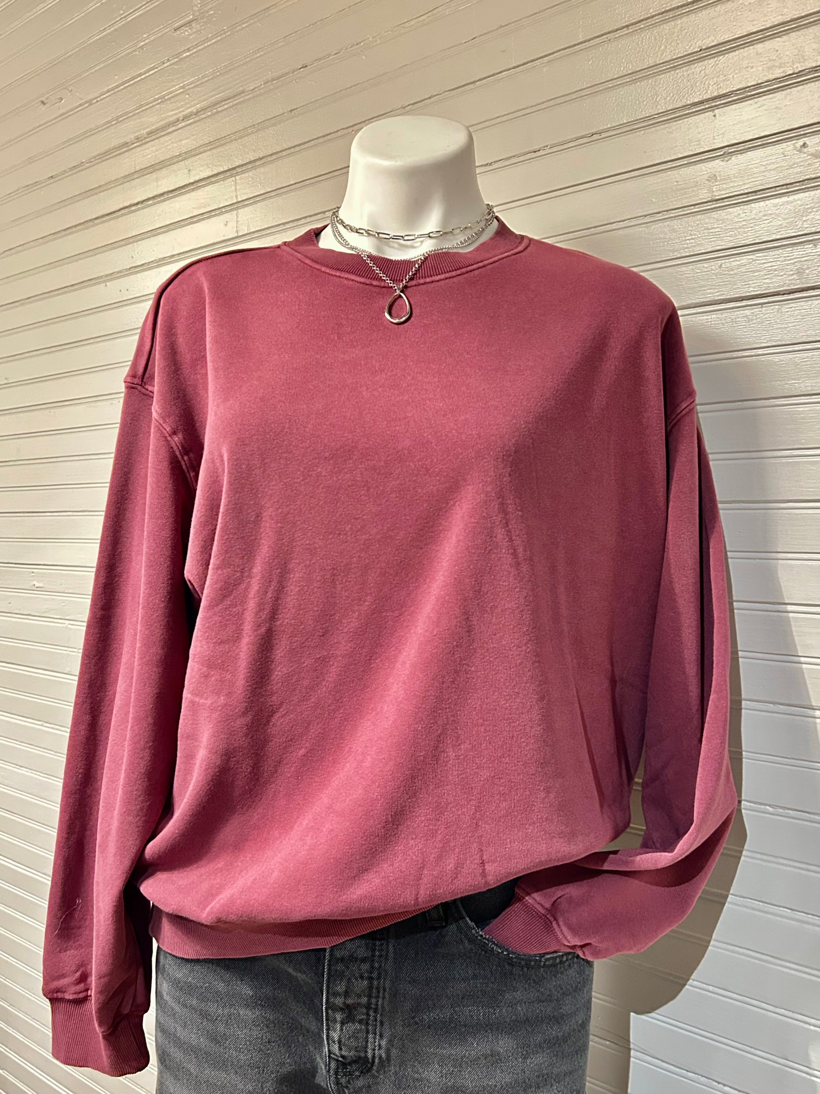 Dark Cherry Mineral Sweatshirt