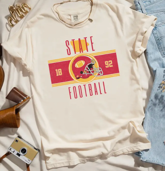 Vintage Maroon & Gold Tee