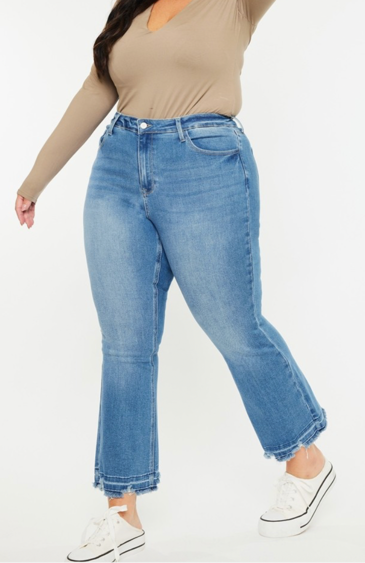 High Rise Crop Bootcut Kancan
