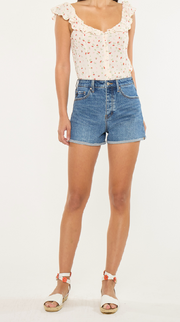 KanCan UHR Dark Wash Short