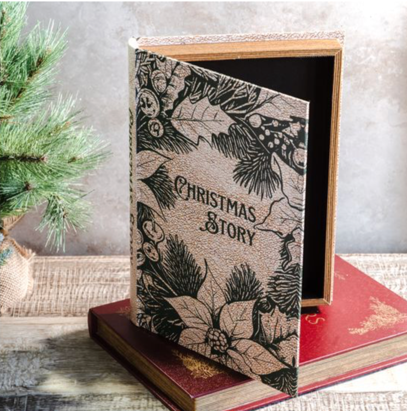 2 ASST. 13.3” Holiday Storage Books