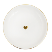 Gold Heart Jewelry Dish