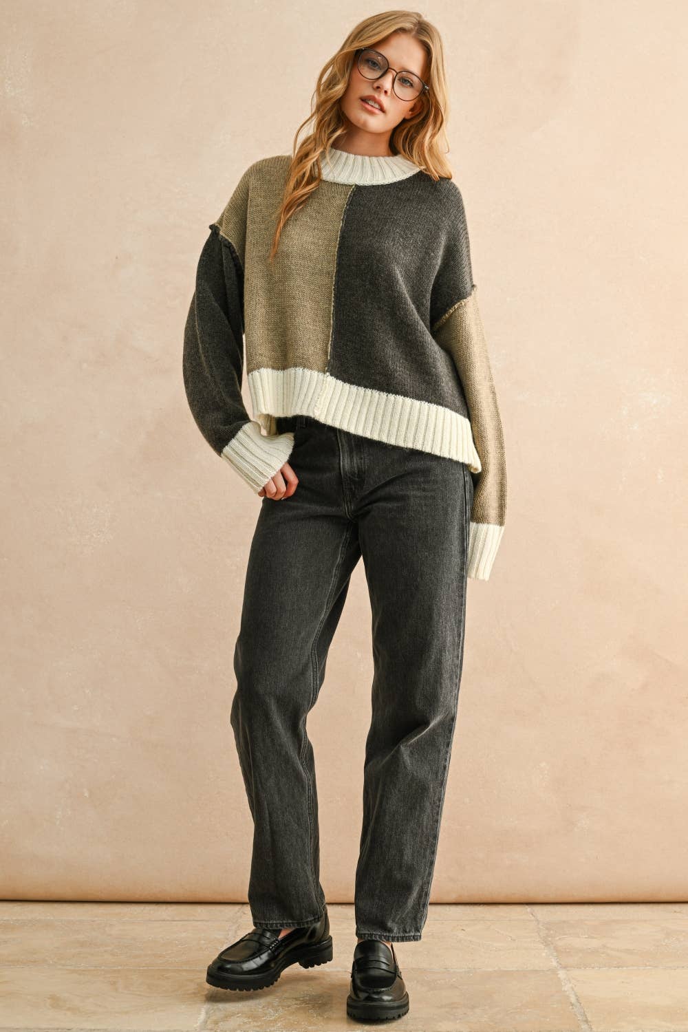 Color Block Sweater