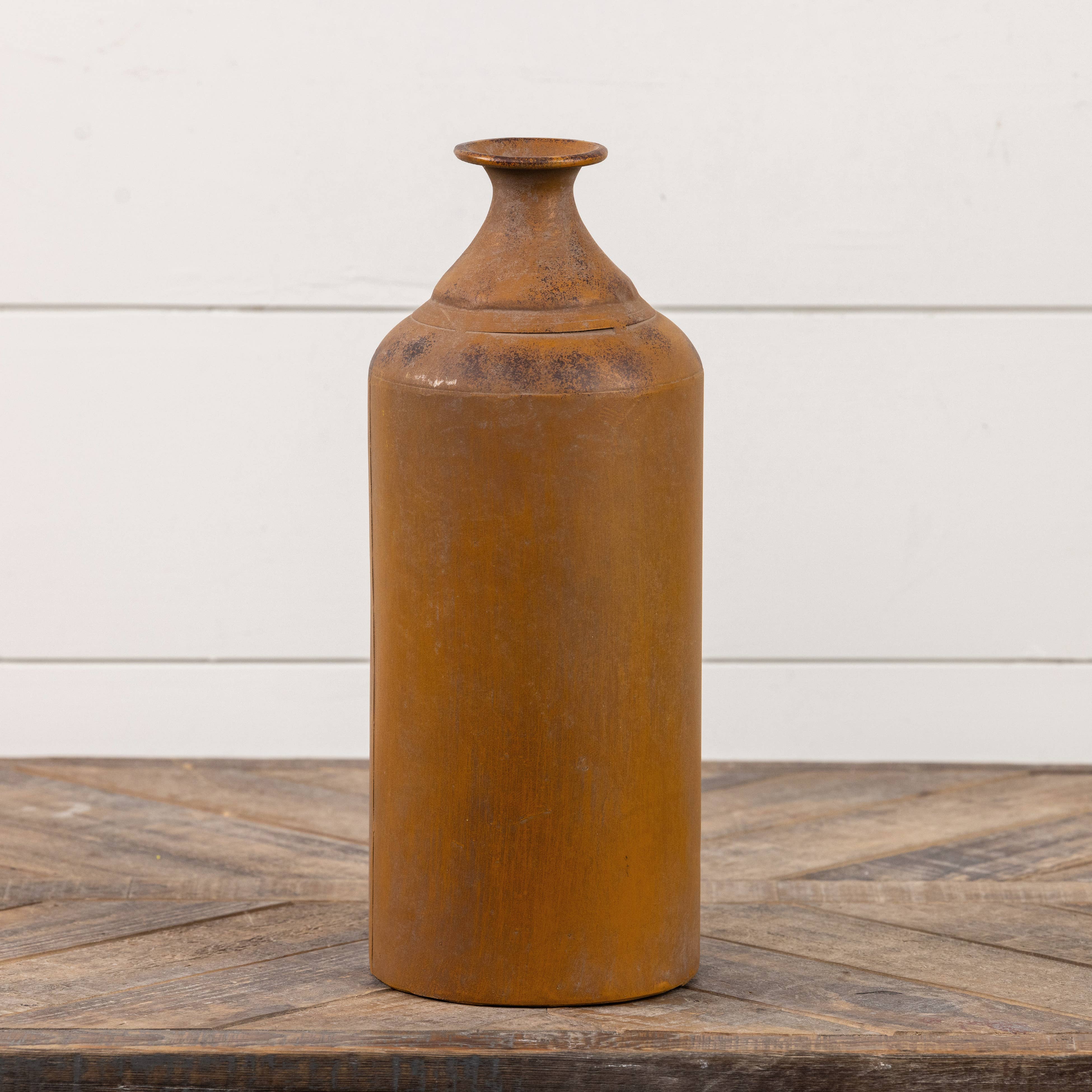 Tall Rust Vase