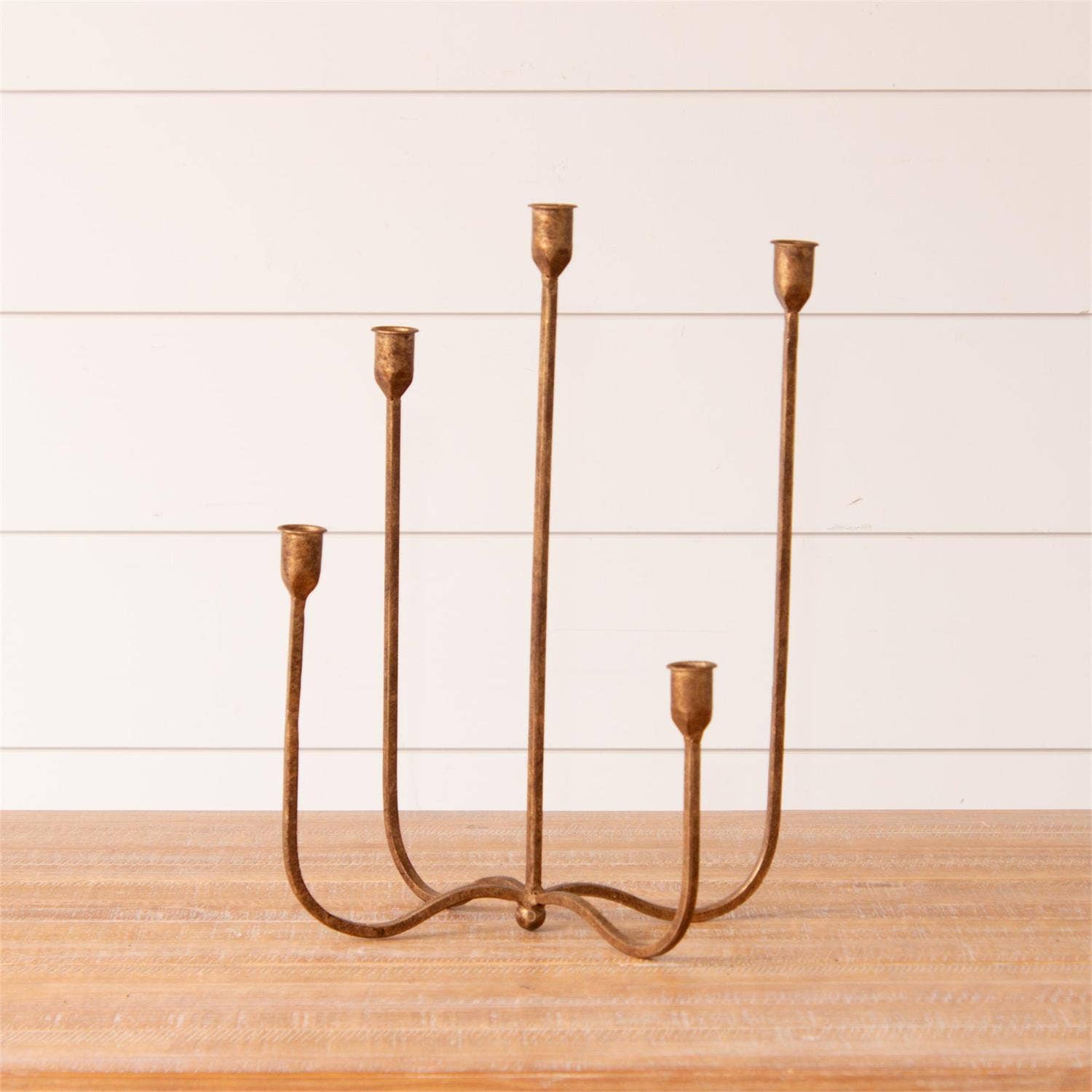 Hand Forged Metal Candelabra