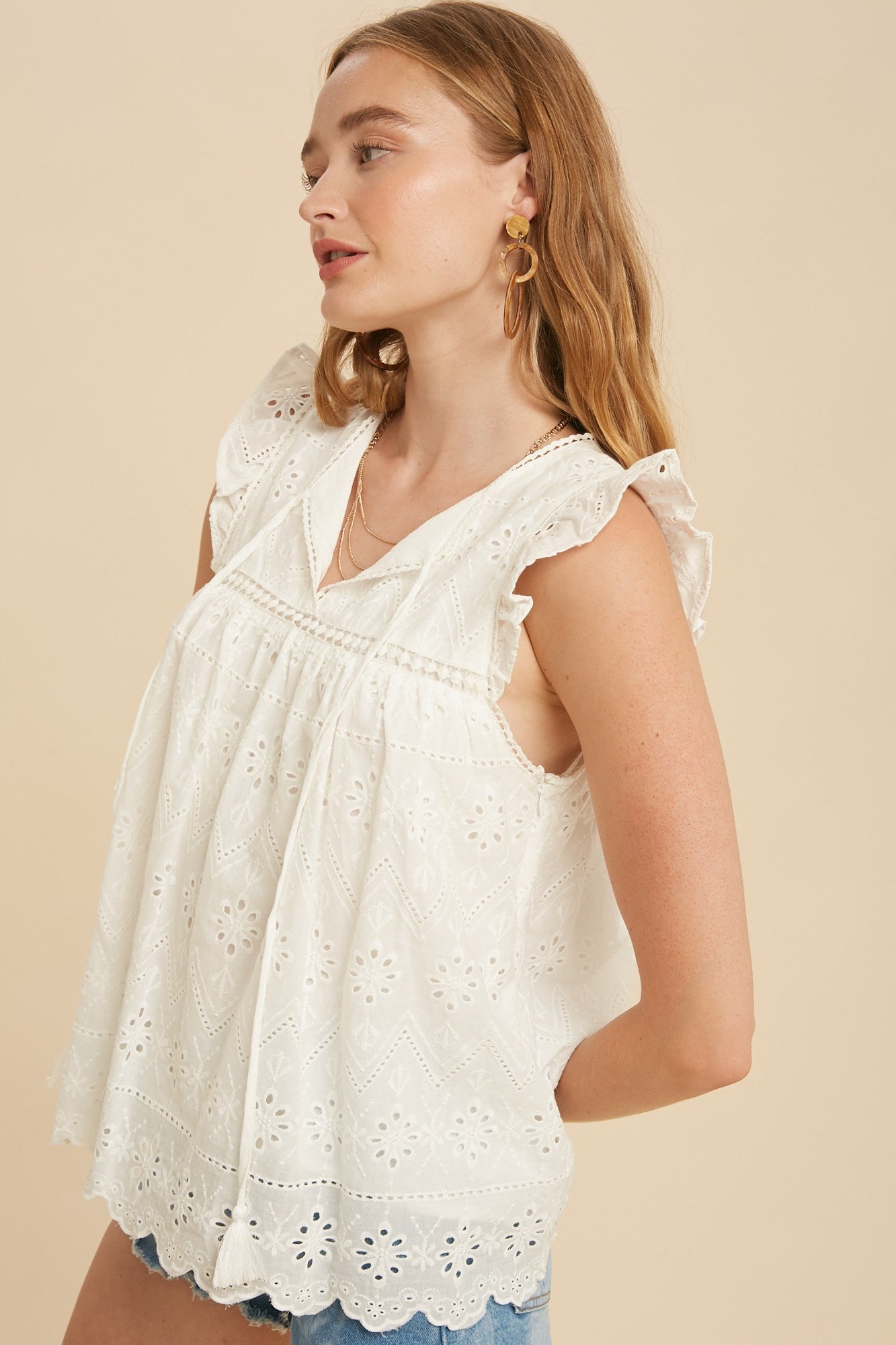 Darling Eyelet Top