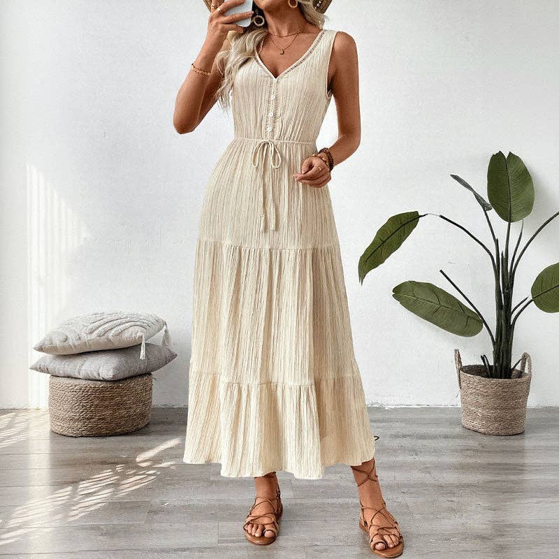 Textured Midi Dress