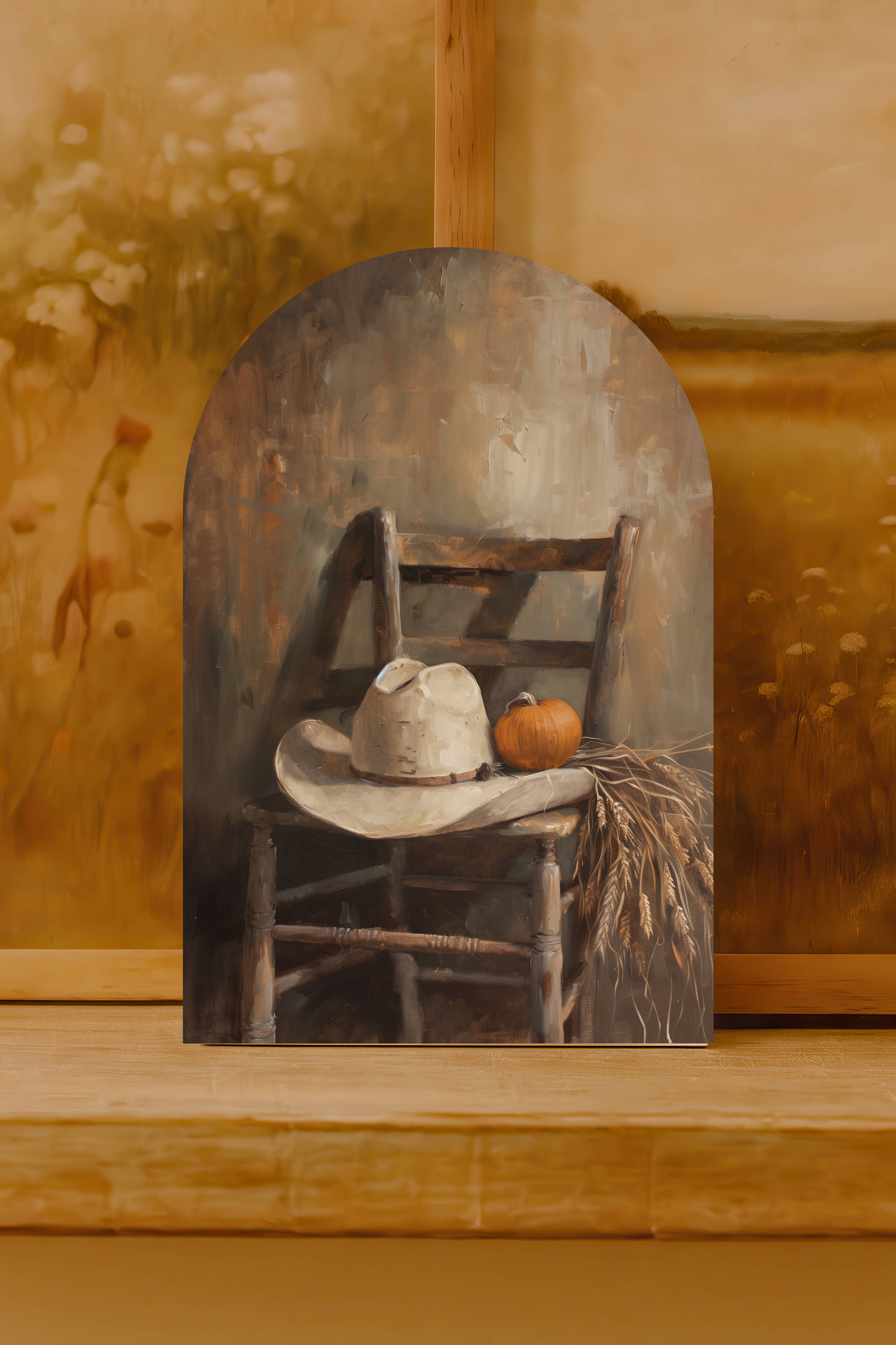 Neutral Weathered Arch Sign