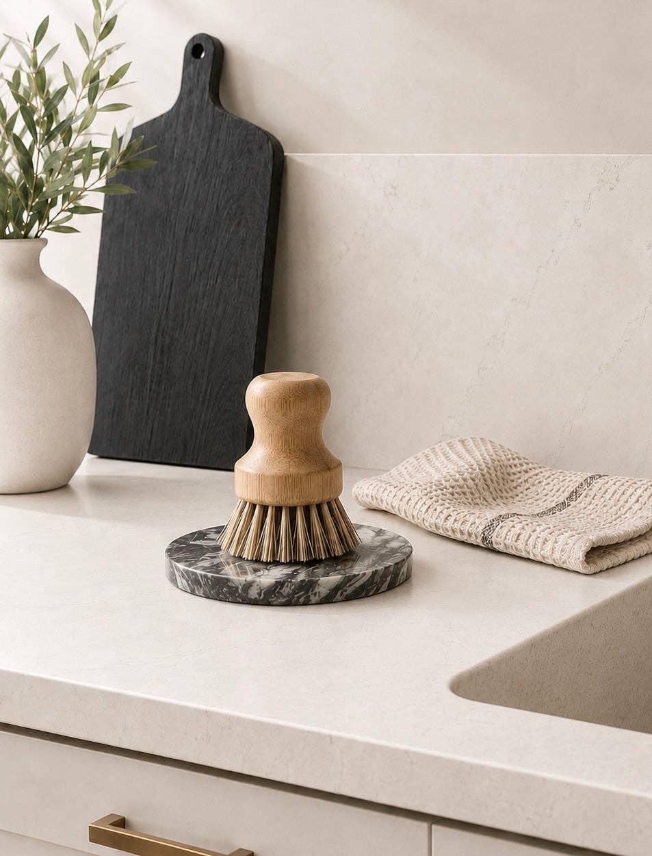Sisal Kitchen Scrub Brush